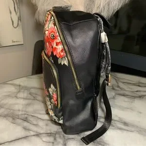 Desigual | Bags | Beautiful Desigual Black Floral Backpack 